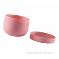 Empty Cosmetic Pink Plastic Shaped Cream Face Bowl